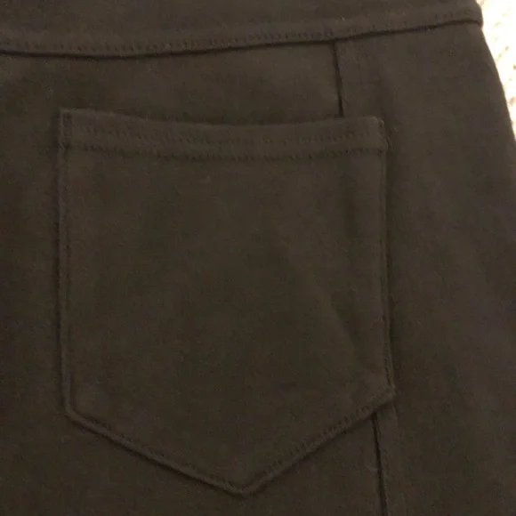 CITIZENS OF HUMANITY JEANS BLACK MANNER TAB FRONT PENCIL KNIT SKIRT SIZE 28 - Picture 7 of 10